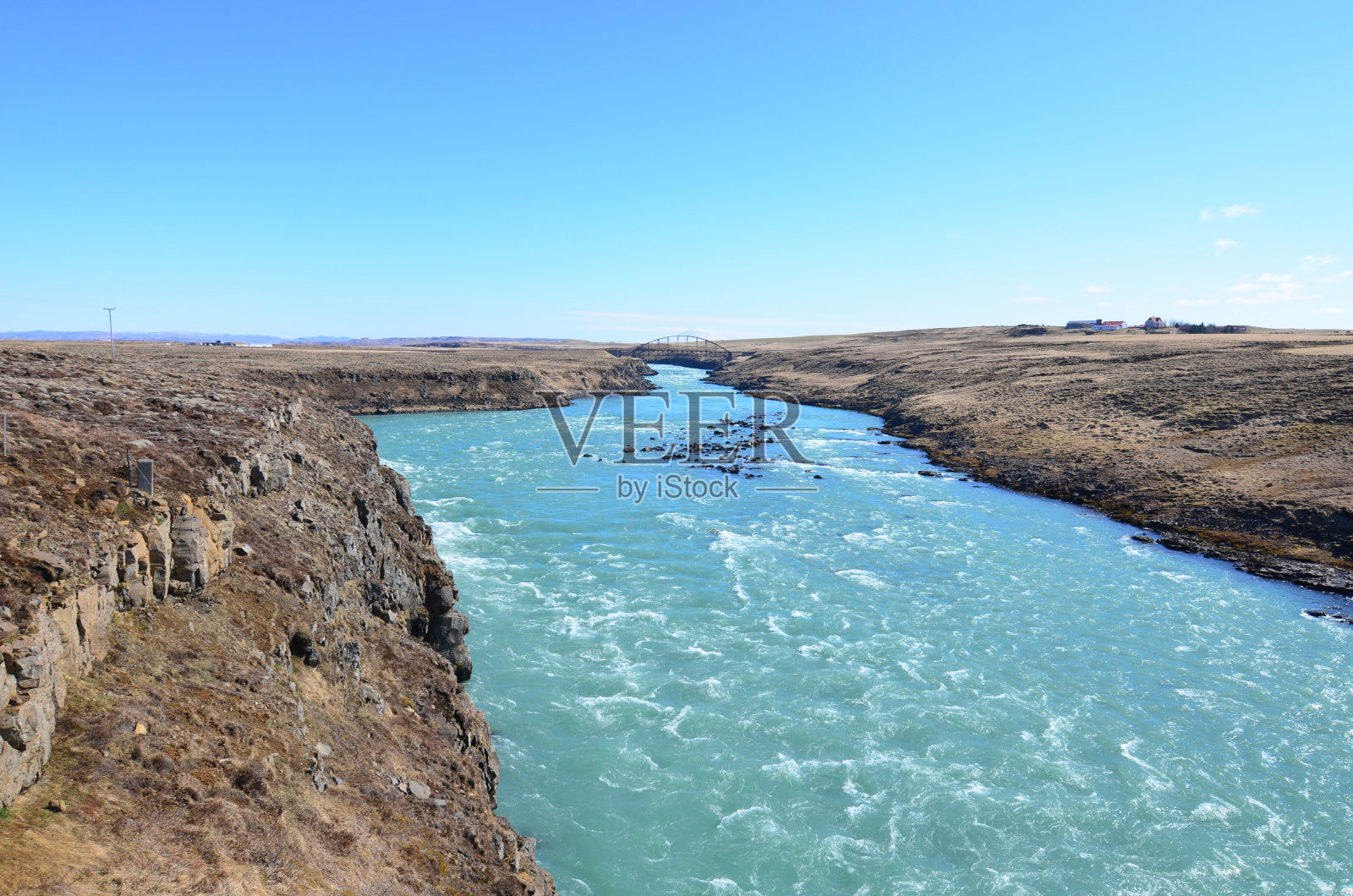 冰岛的Aqua河照片摄影图片