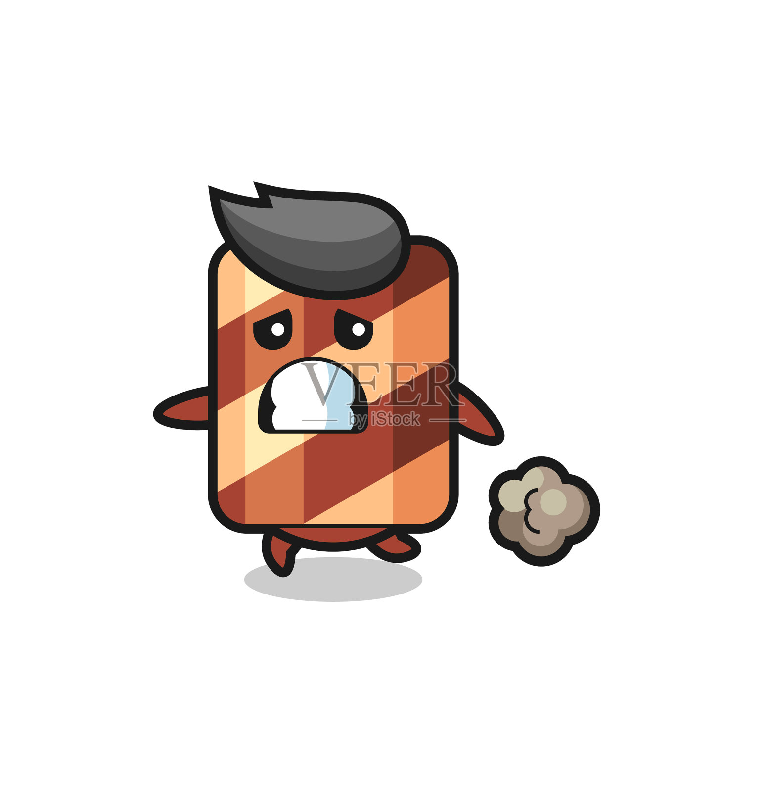 晶圆卷在恐惧中奔跑设计元素图片