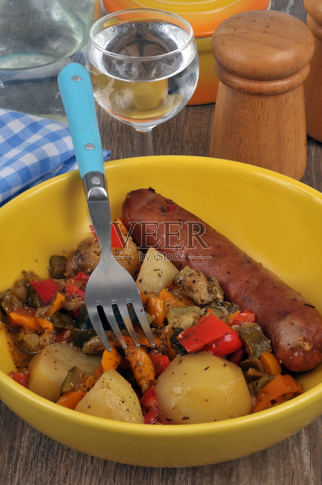 传统的法国餐照片摄影图片