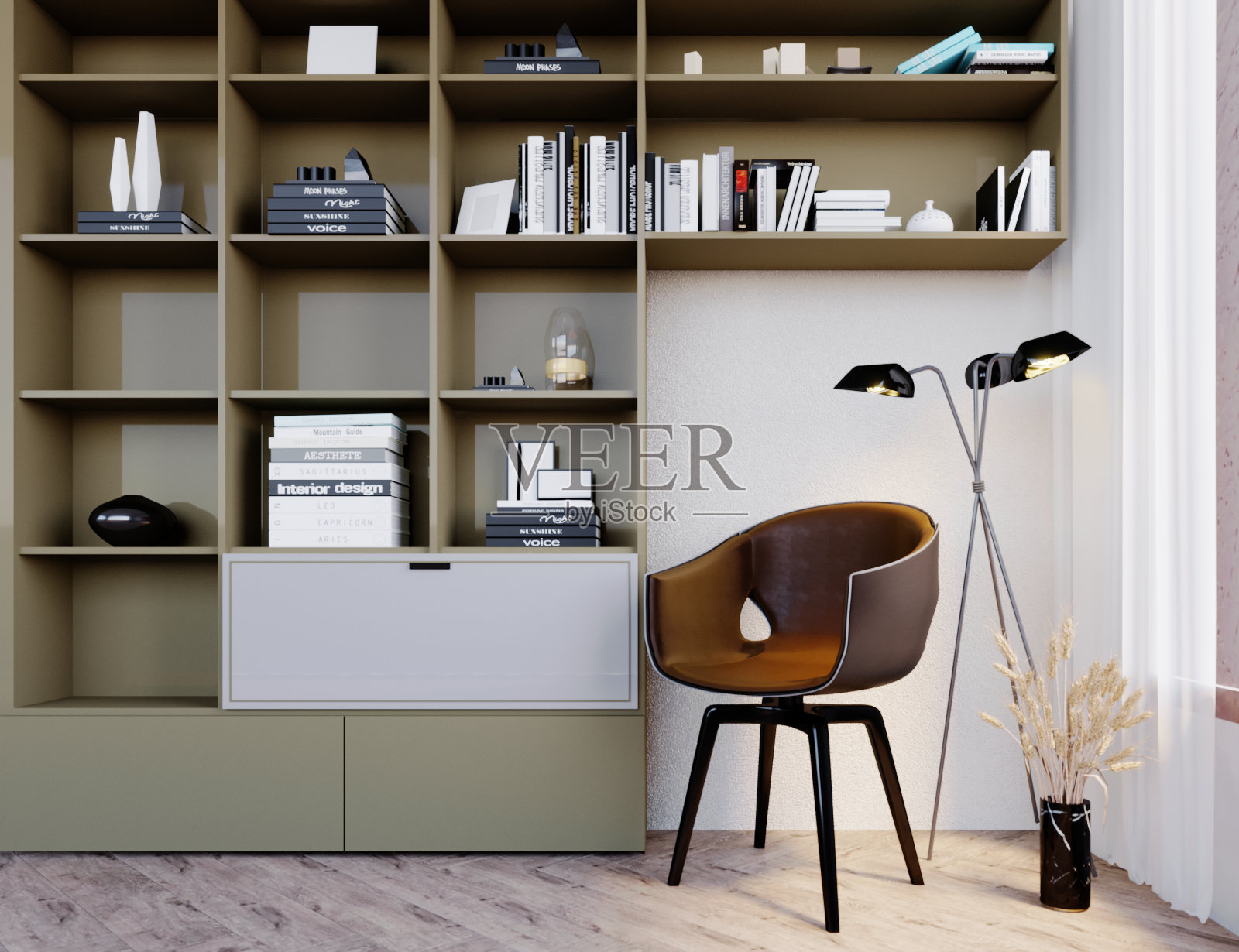 客厅里存储。照片摄影图片