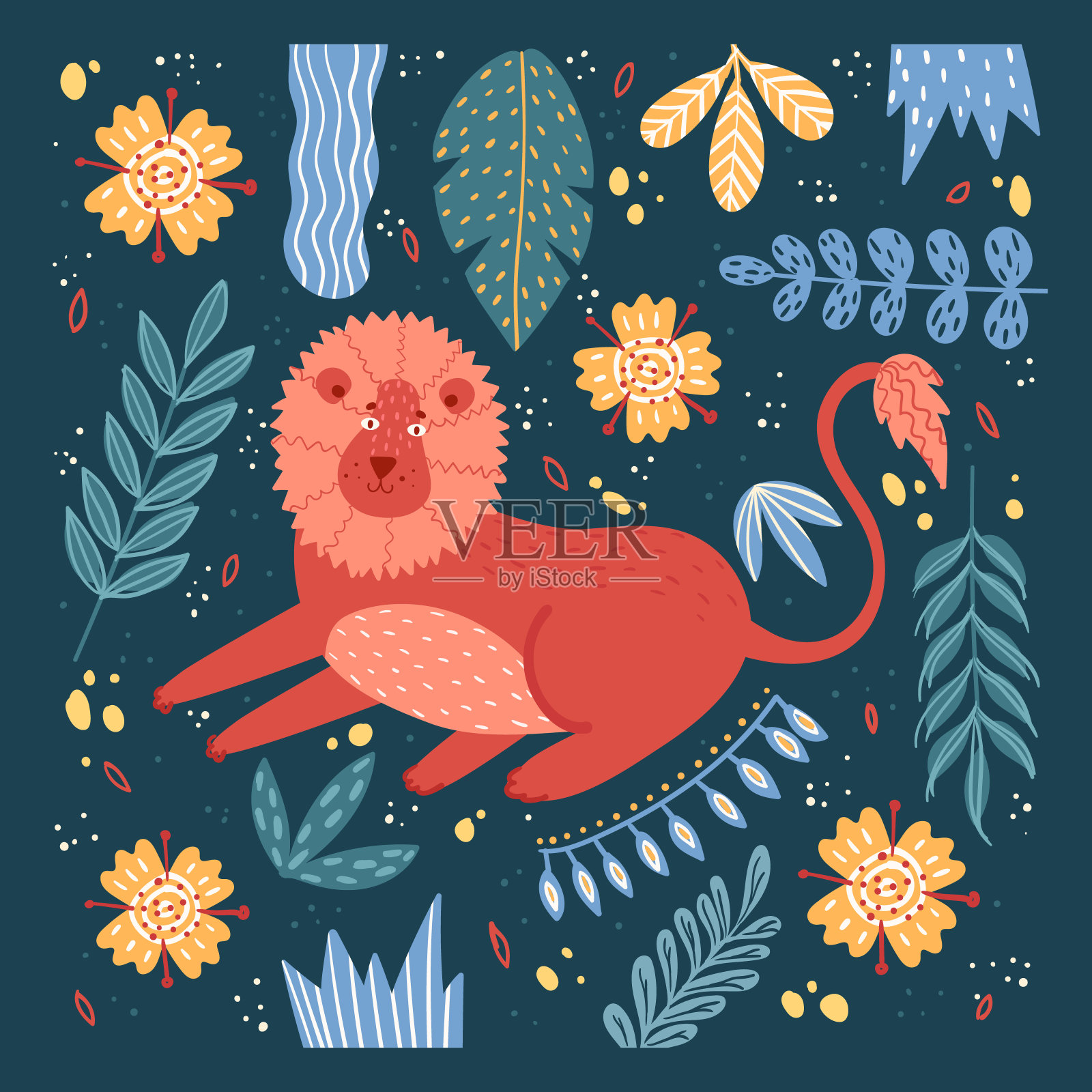 动物插画图片素材