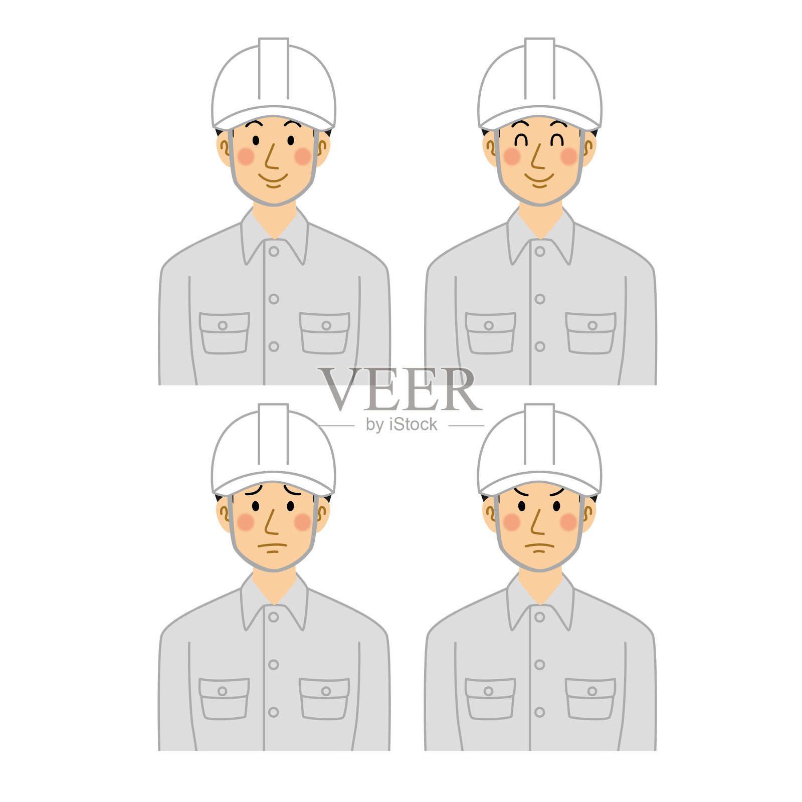 建筑工地插画图片素材