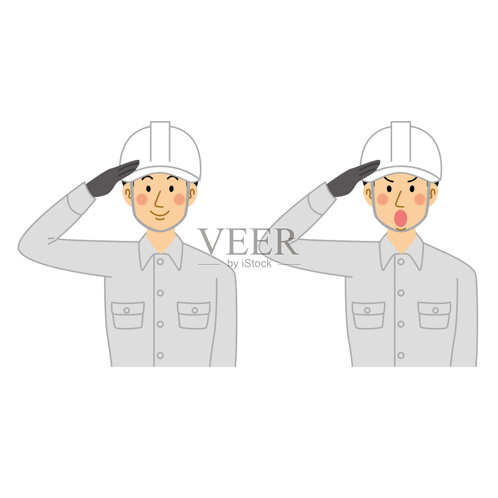 建筑工地插画图片素材