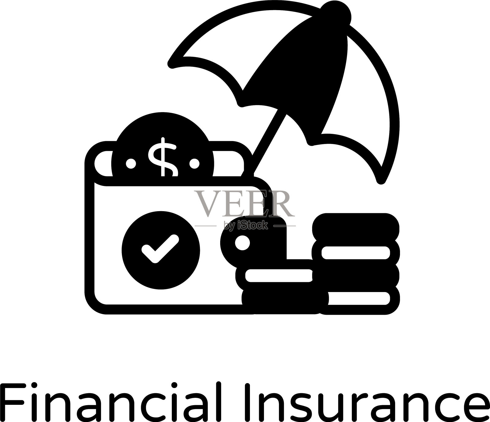 金融保险插画图片素材