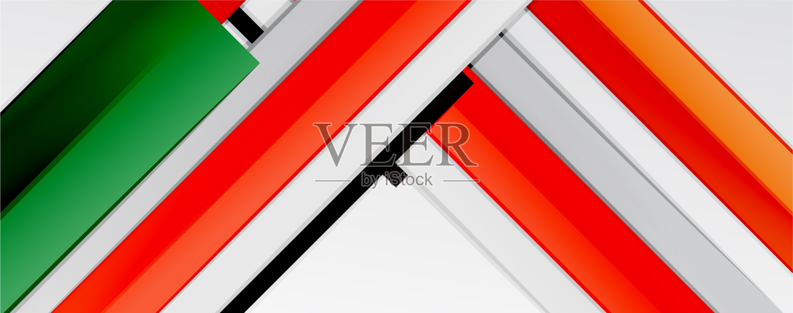 色彩抽象线条新潮几何背景插画图片素材