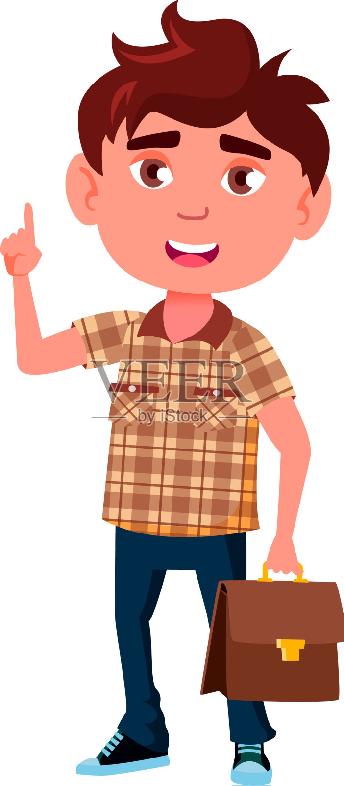 男孩科学家有解决问题的想法设计元素图片