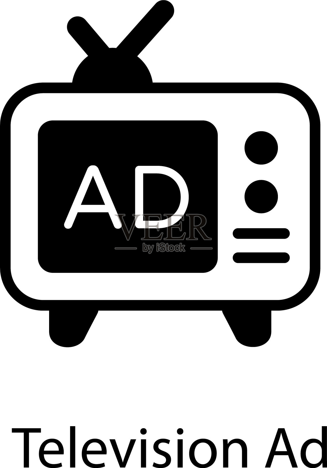 电视广告插画图片素材