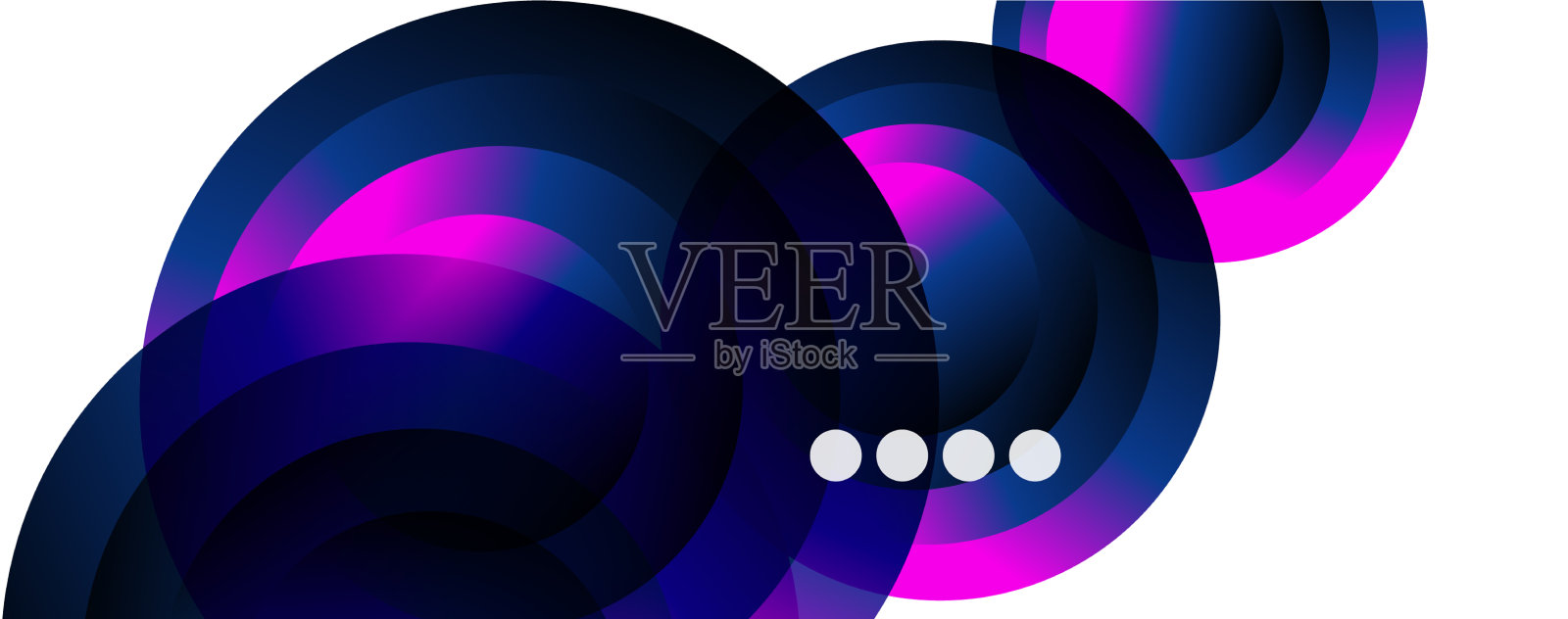 流体梯度旋转和圆圈明亮的颜色插画图片素材