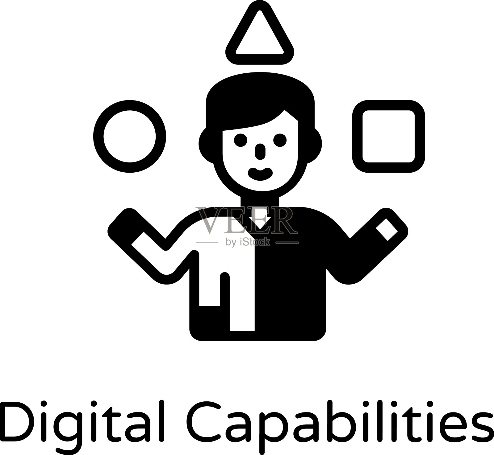 数字的能力图标素材