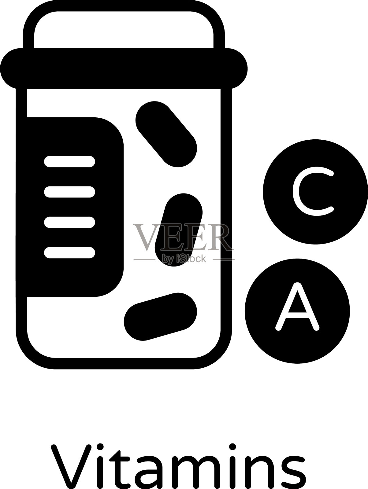 维生素图标素材