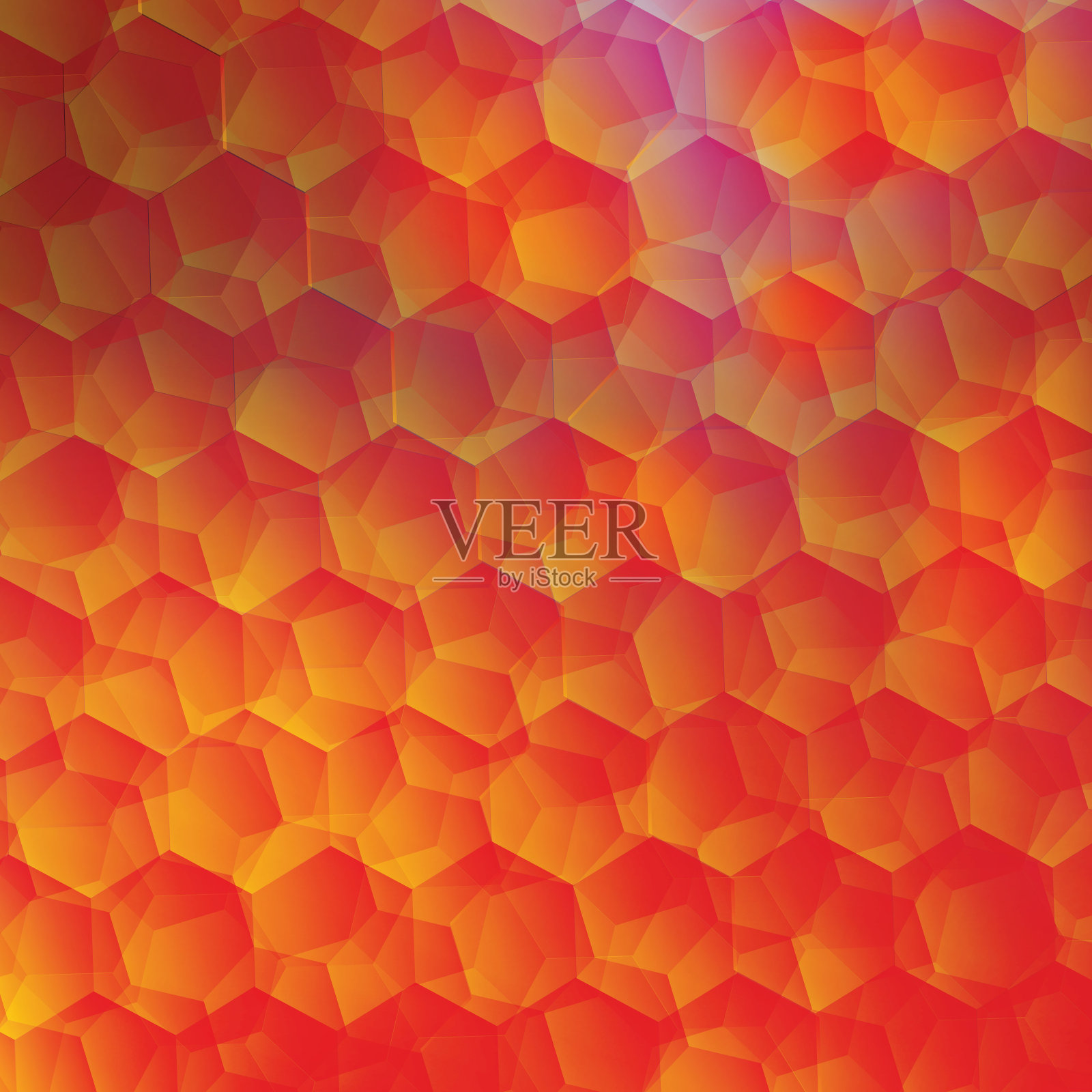 三维立方体图案。彩色抽象马赛克背景。插画图片素材