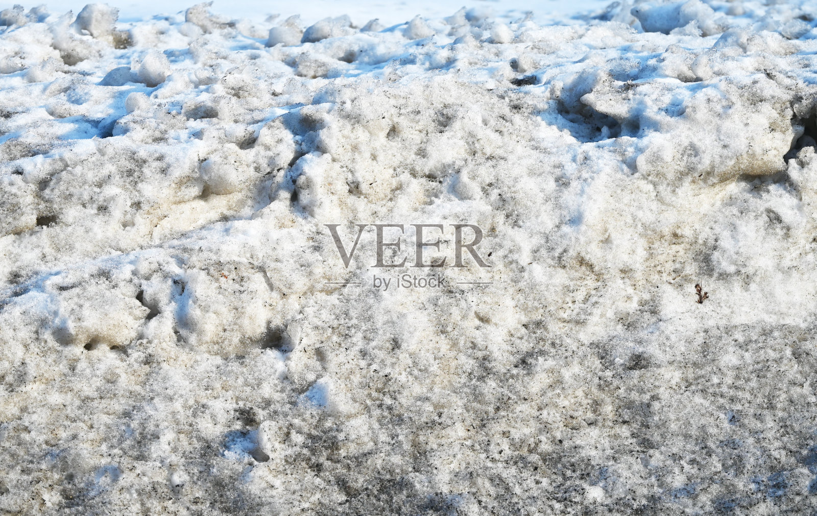 脏雪照片摄影图片