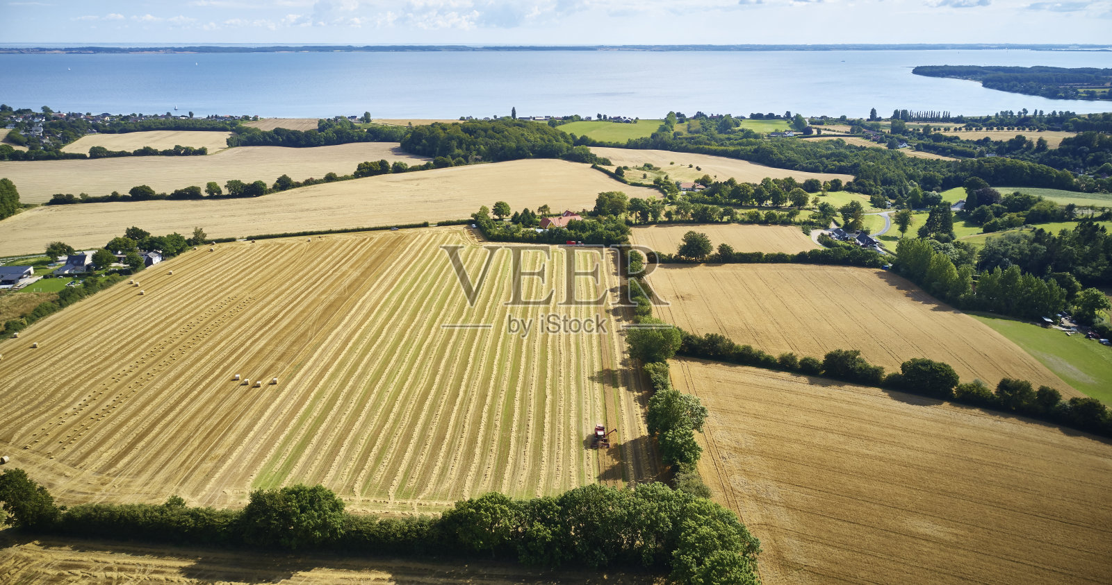 从上面看到的农业景观照片摄影图片