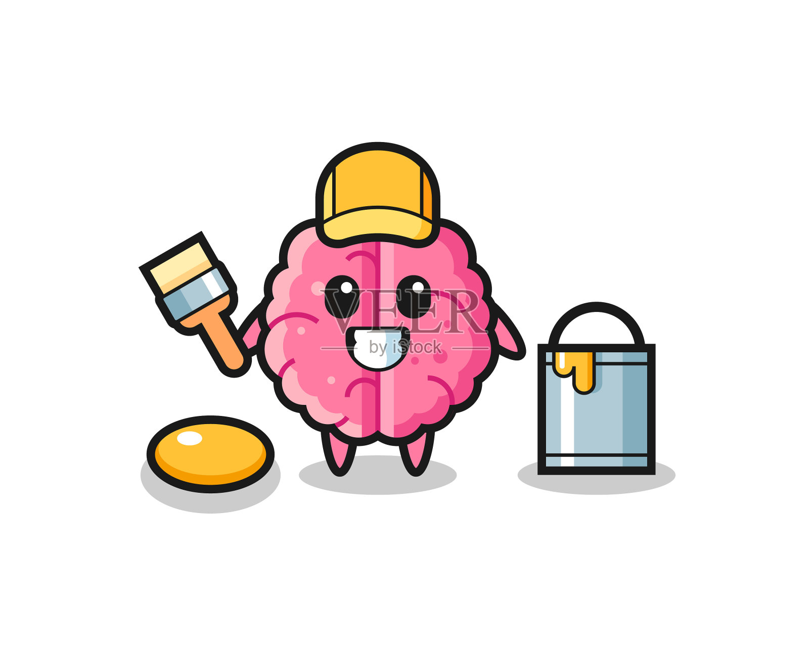 性格头脑如同画家设计元素图片