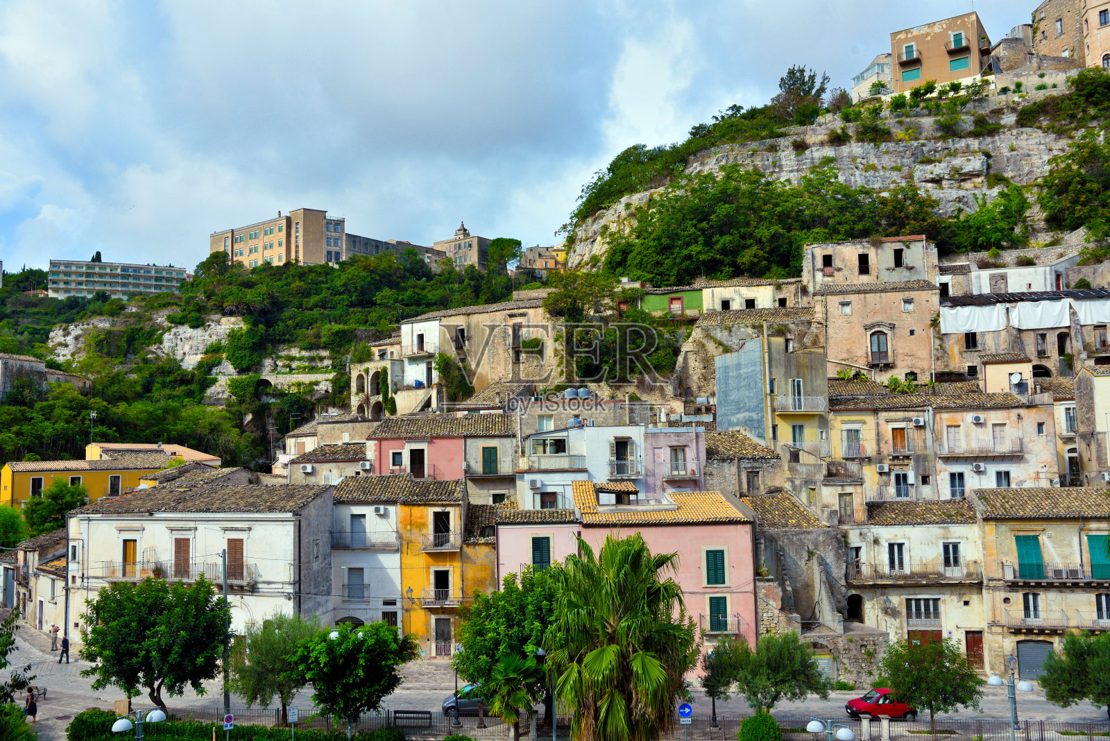 拉古萨意大利西西里岛照片摄影图片