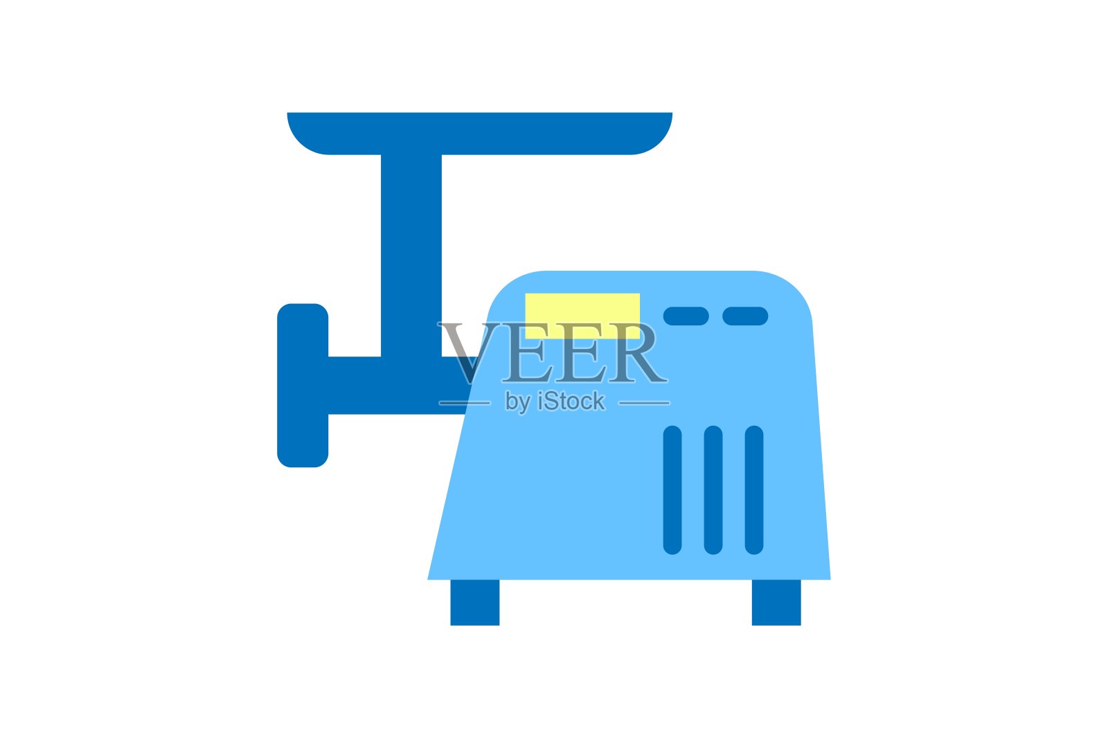 苹果图标，绞肉机插画图片素材