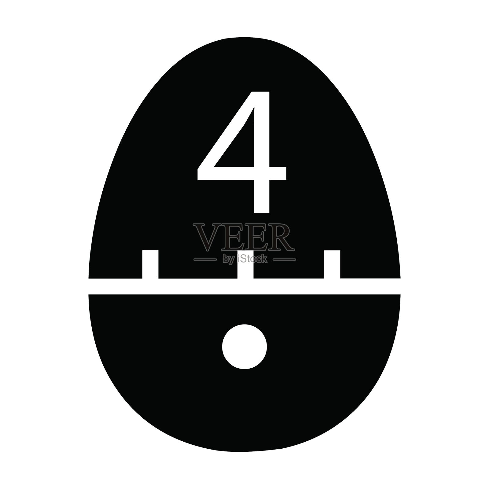 时钟，鸡蛋，秒表，计时器，手表图标图标素材