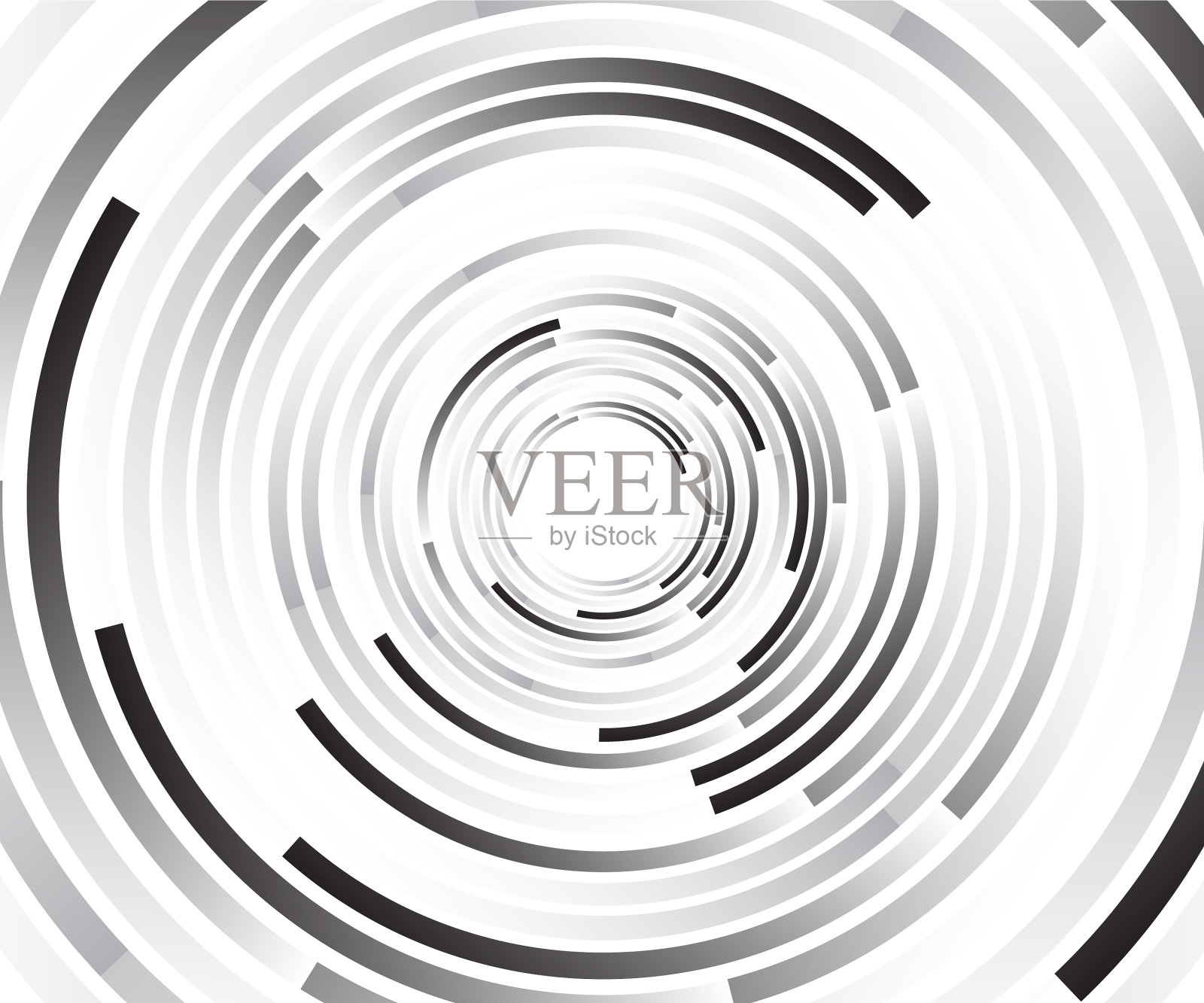 抽象的圆形线条设计元素插画图片素材