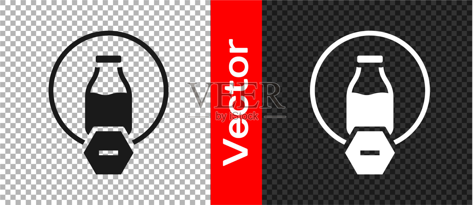 黑色无乳糖图标隔离透明图标素材