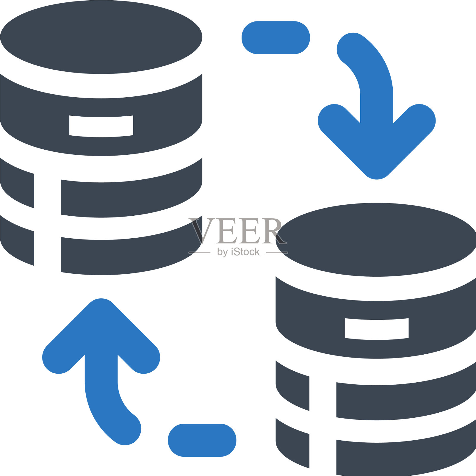 数据库转移图标插画图片素材