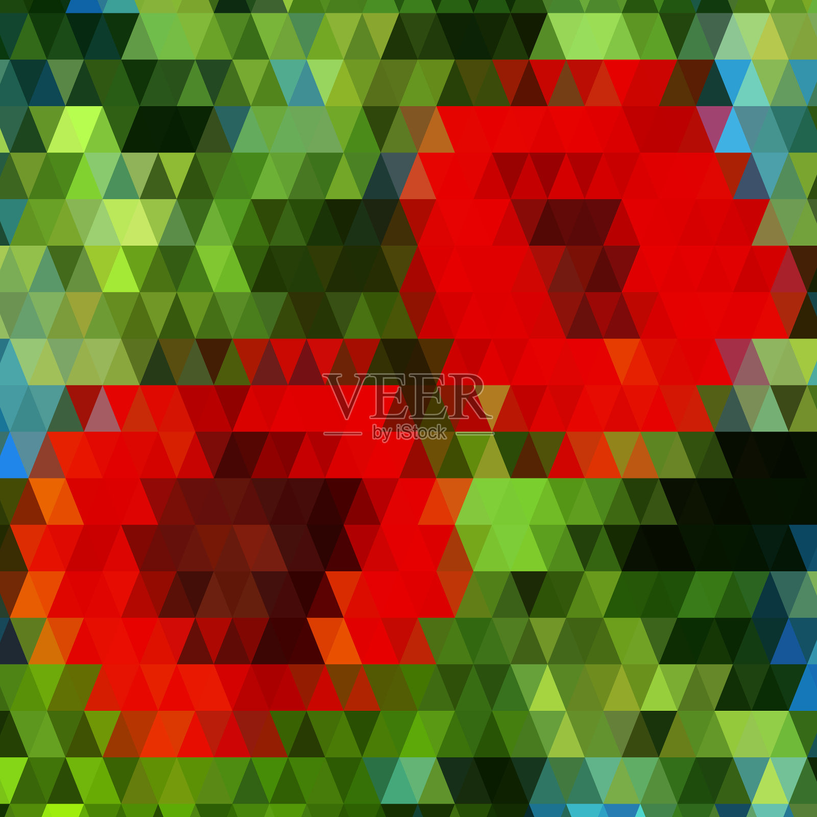 背景与彩色六角网格插画图片素材