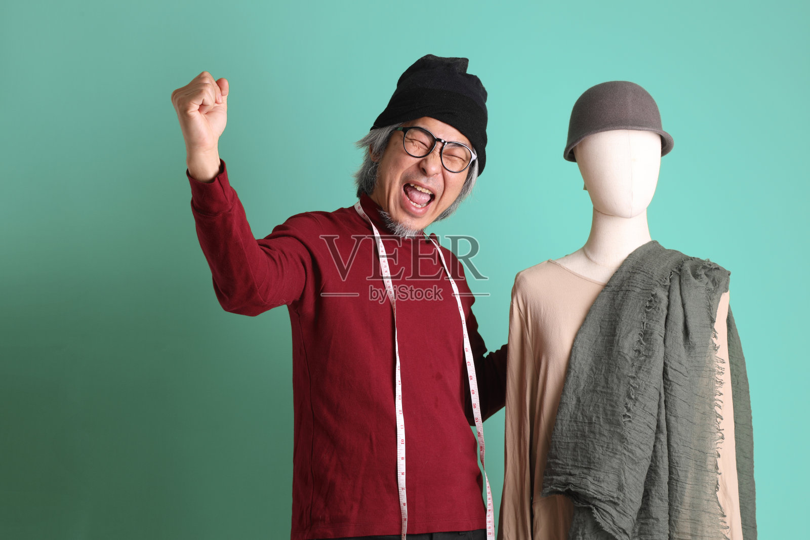 亚洲的时装设计师照片摄影图片