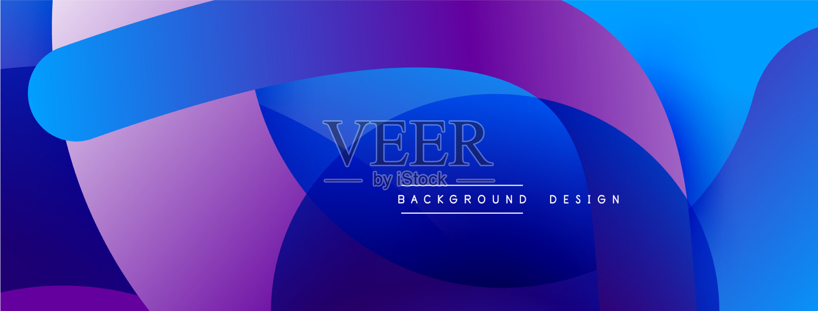 抽象交叠线和圆几何插画图片素材