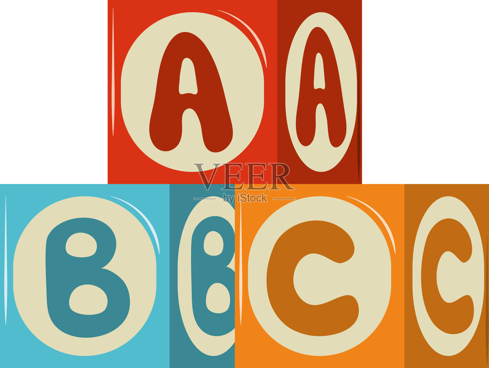 玩具abc数据集设计元素图片