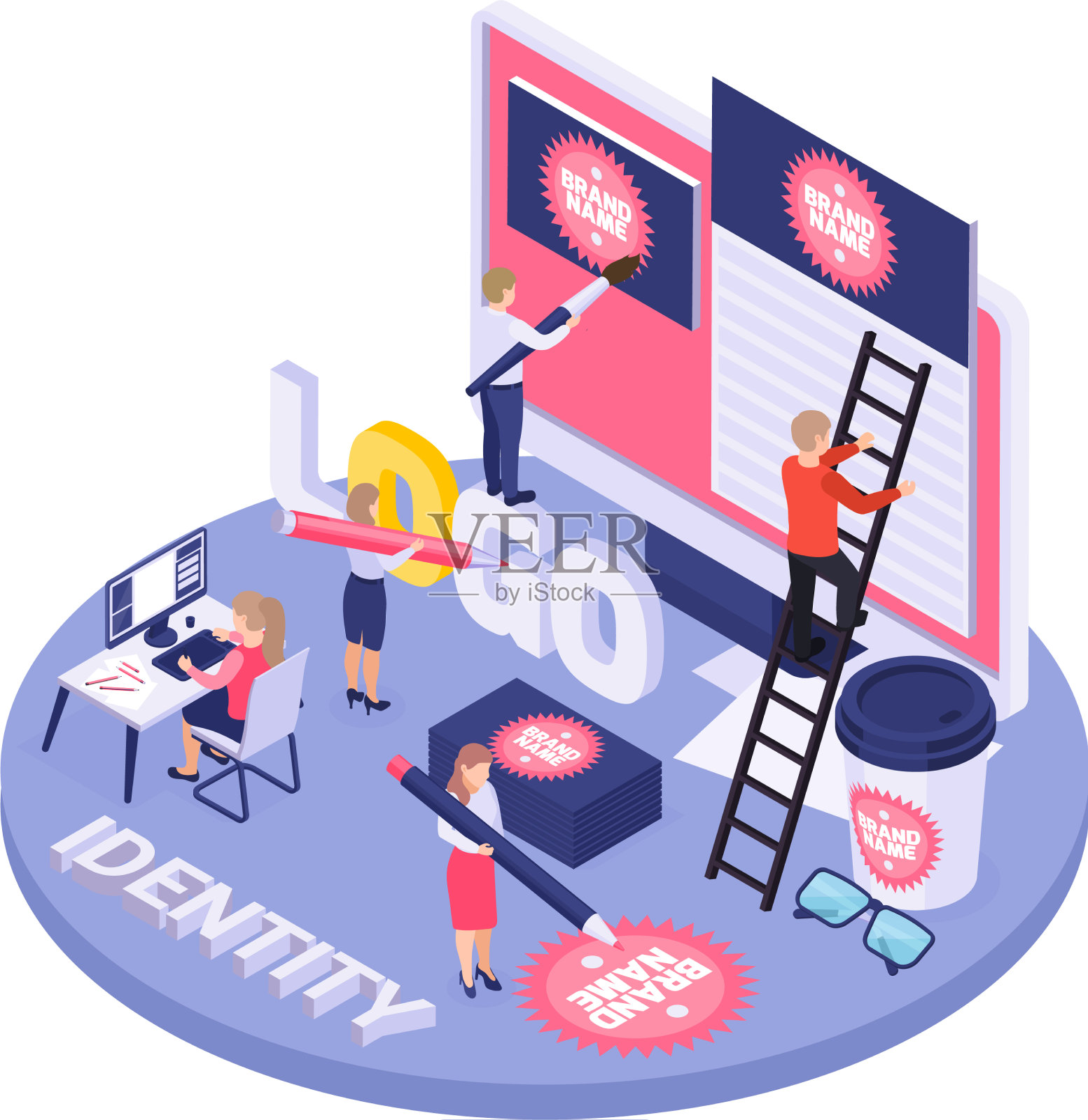 品牌标识的概念设计元素图片