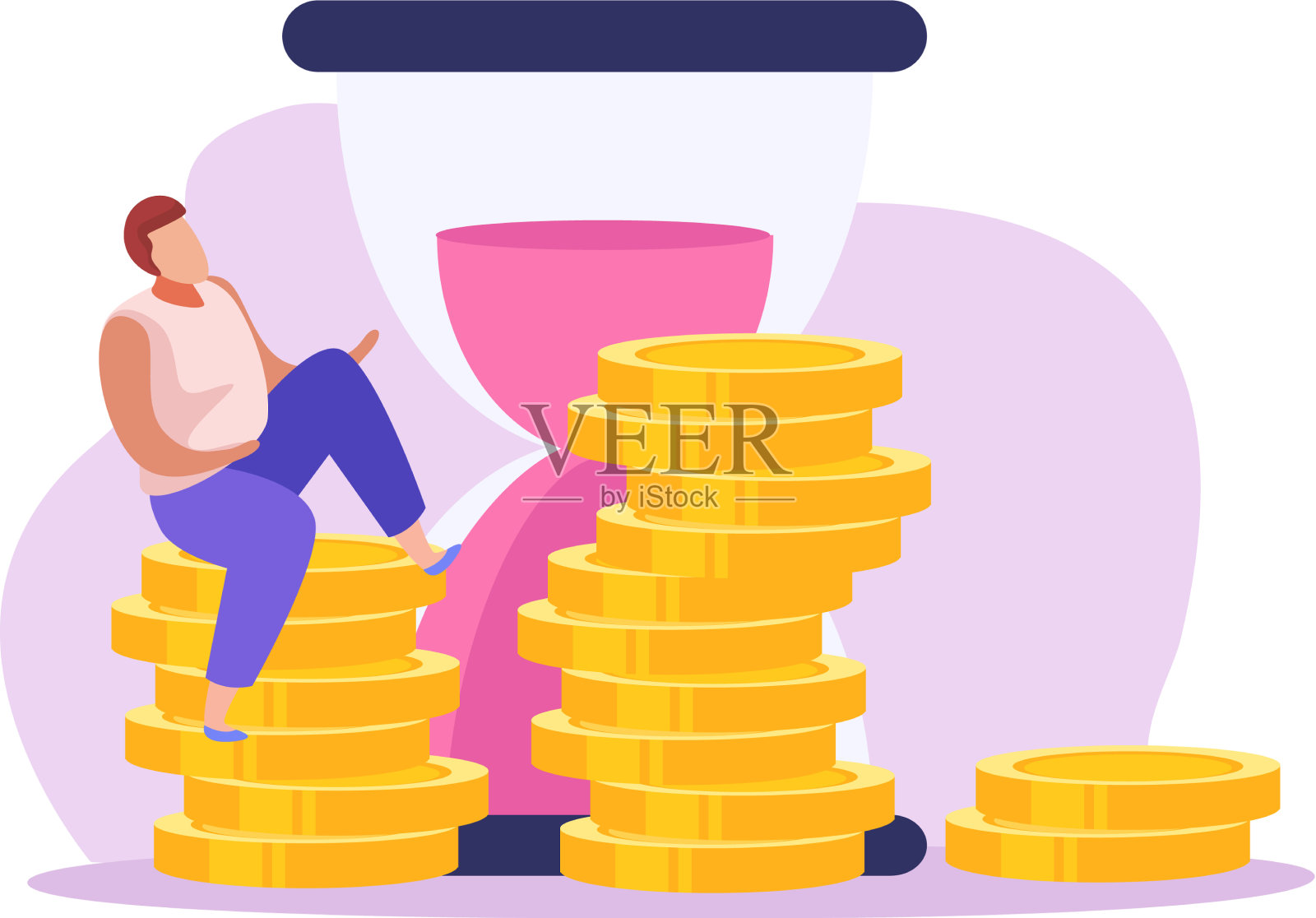 集资”平图标设计元素图片