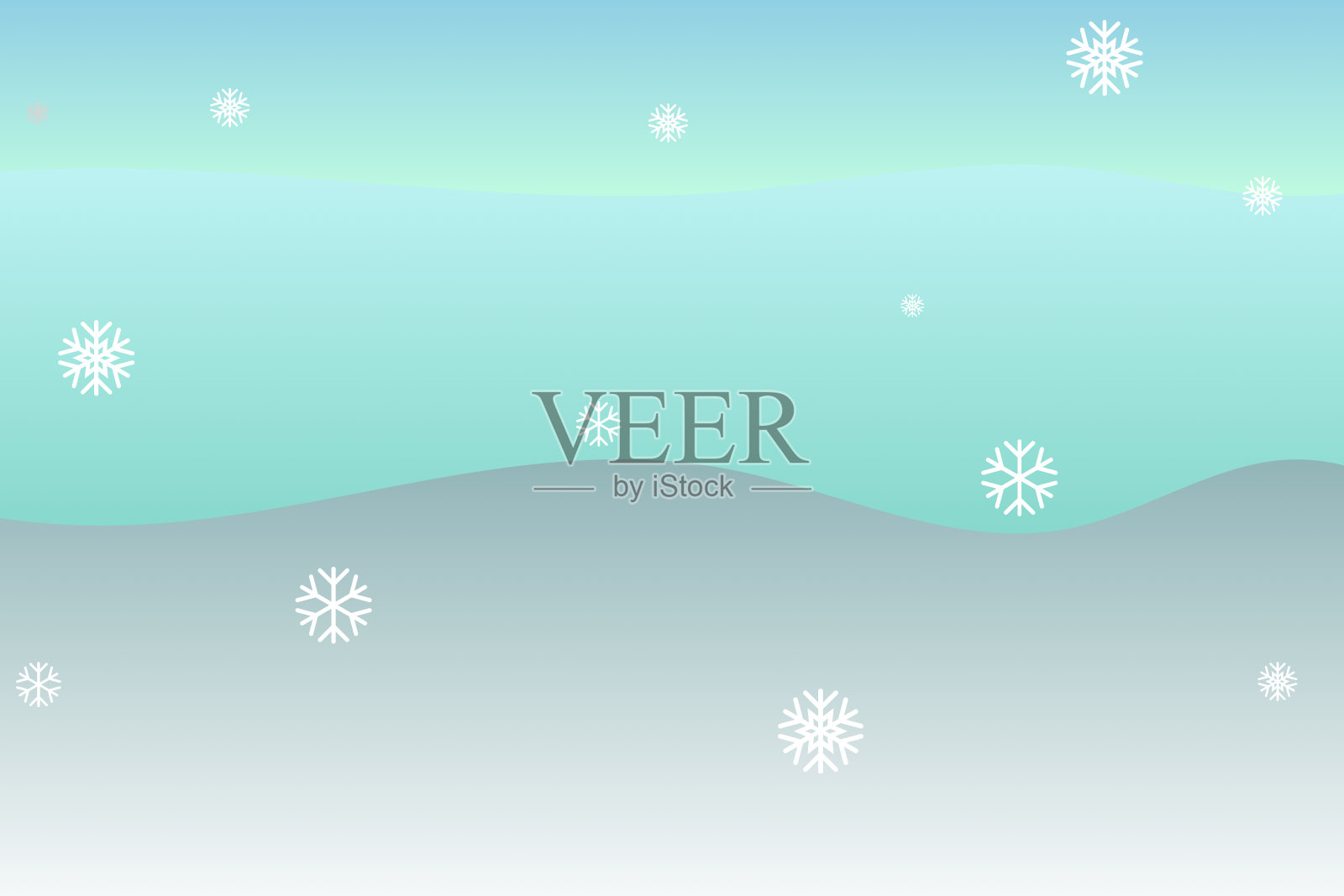 雪的背景插画图片素材