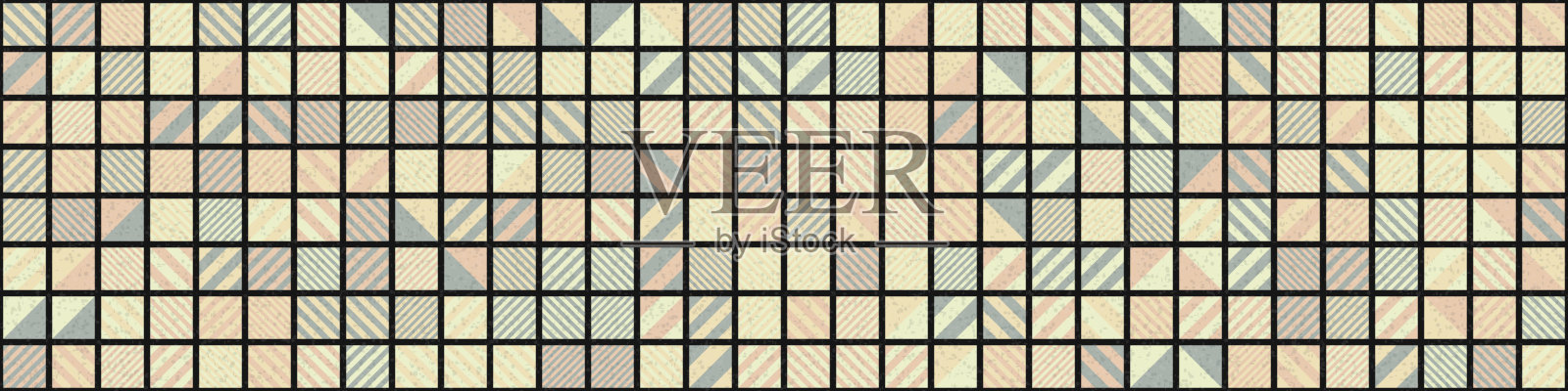 抽象几何图形生成计算艺术插图插画图片素材