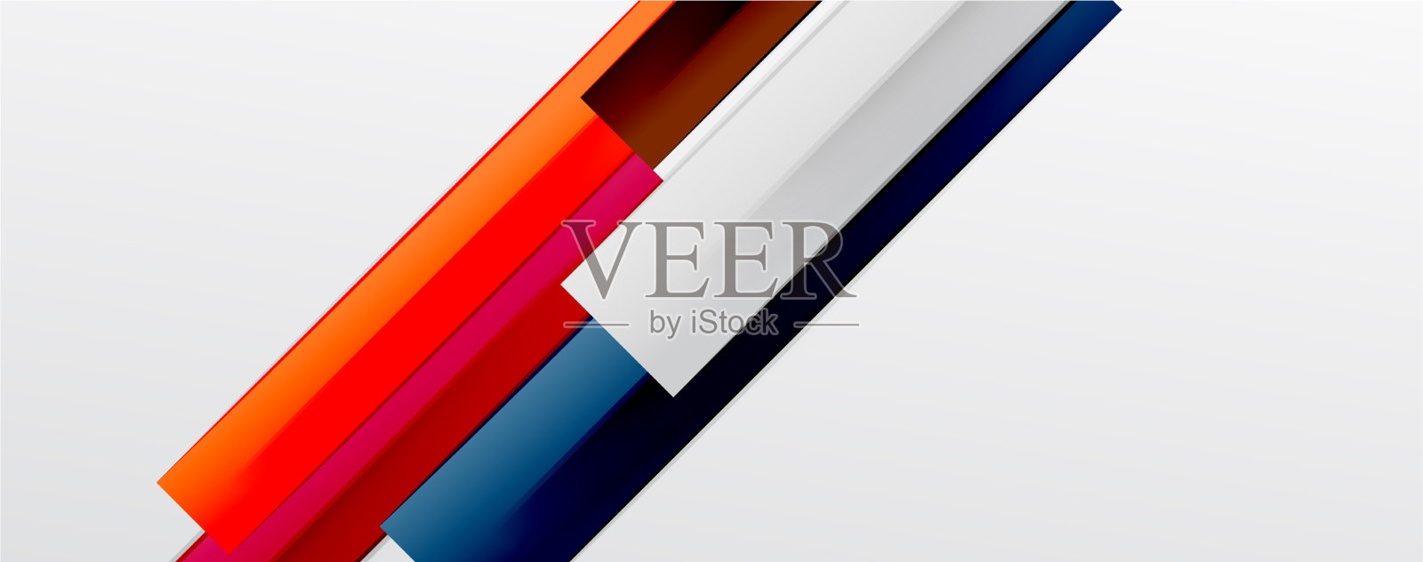 多色线条背景设计模板插画图片素材