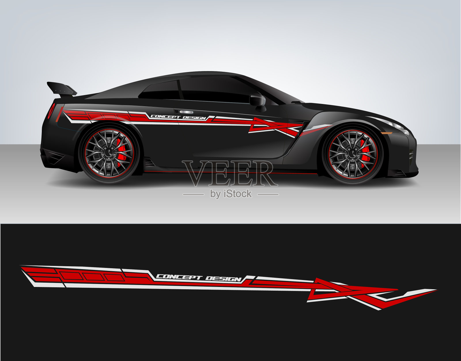 乙烯基贴纸贴纸插画图片素材