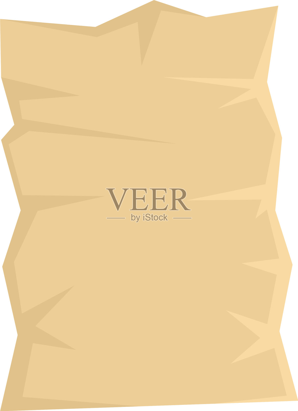 用环保纸包装图标平面隔离插画图片素材