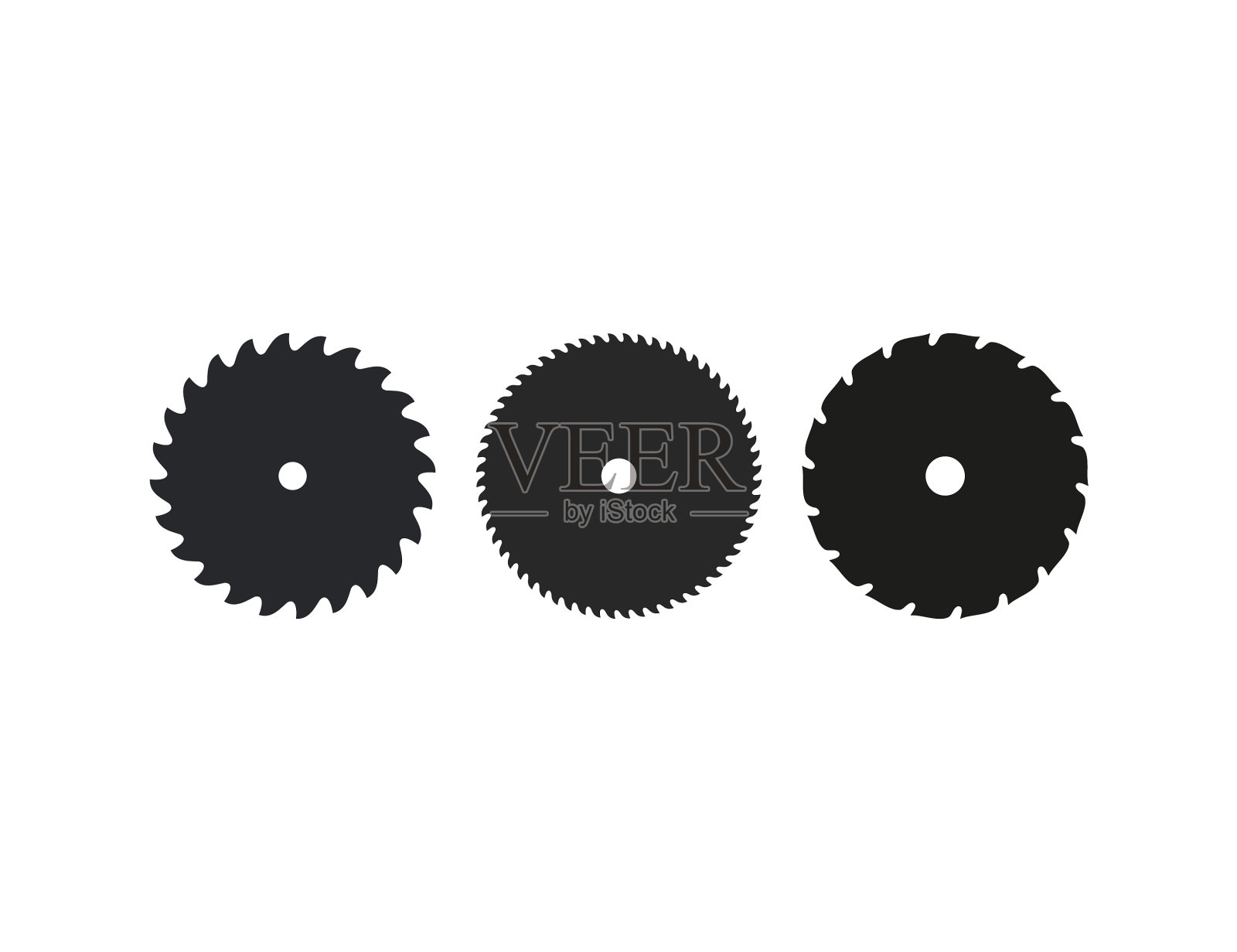 锯片圆形锯片图标插画图片素材