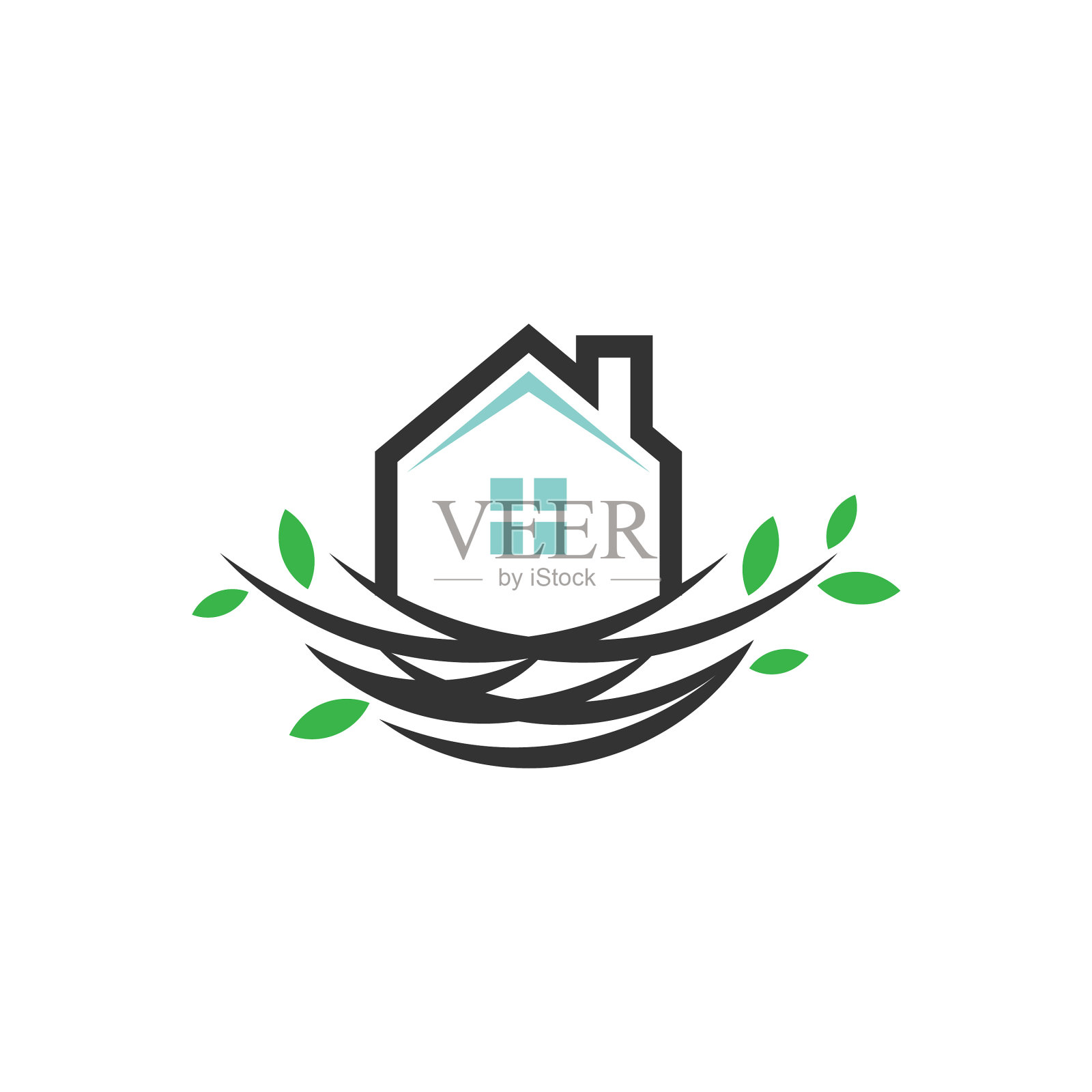 Nest house标志home图标home Nest标志house设计元素图片