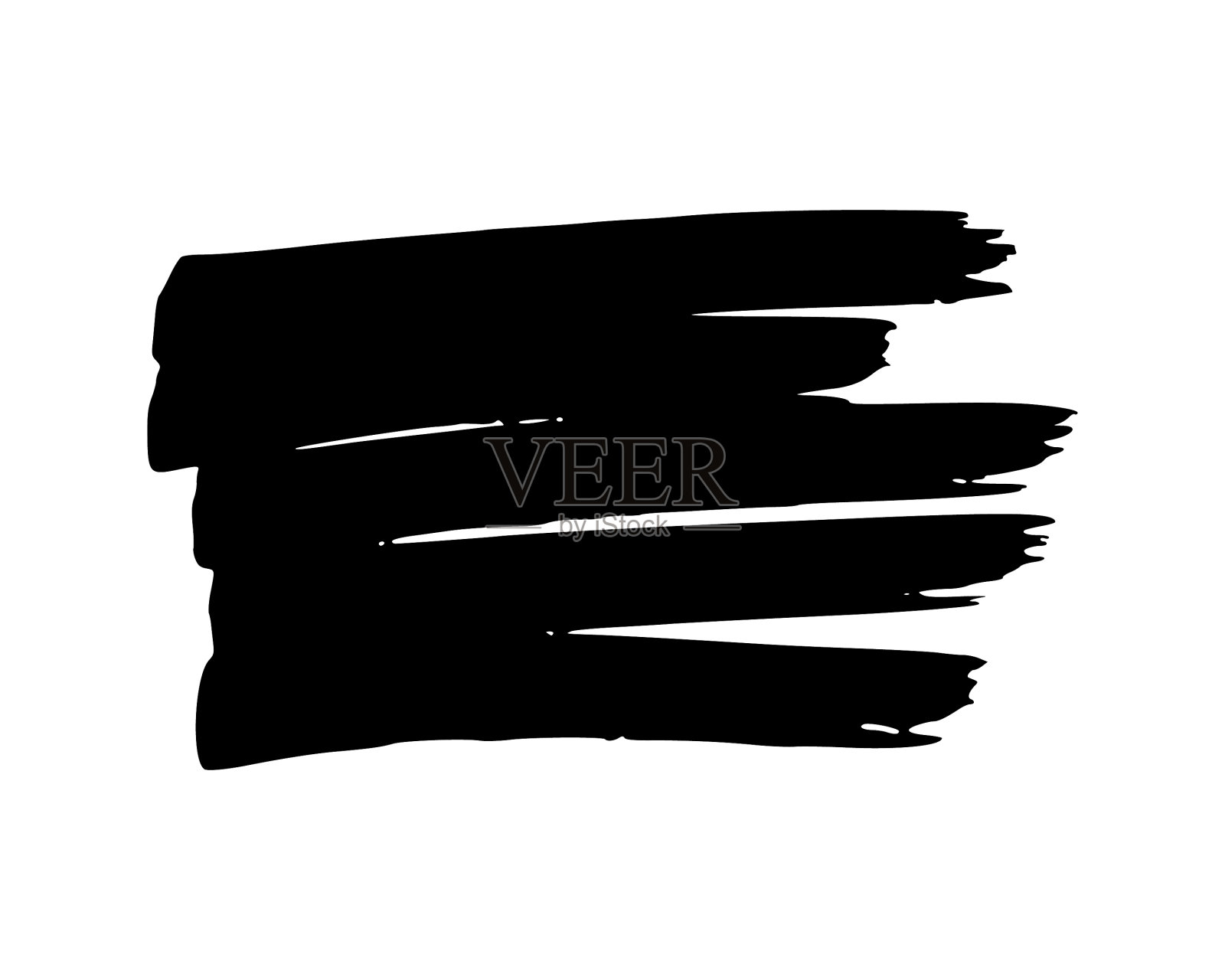 用黑色记号笔乱涂插画图片素材