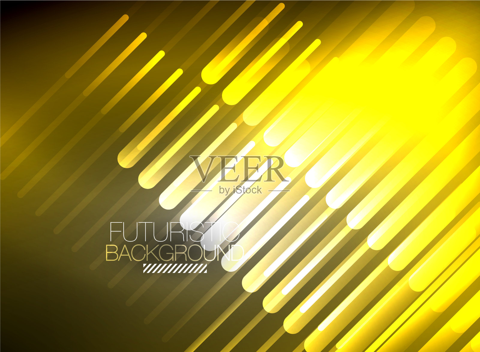 明亮的霓虹灯色彩技术抽象背景插画图片素材