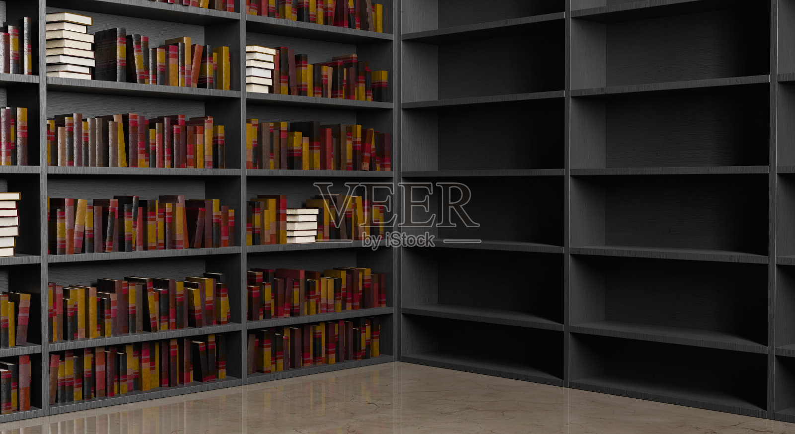 半满的图书馆照片摄影图片