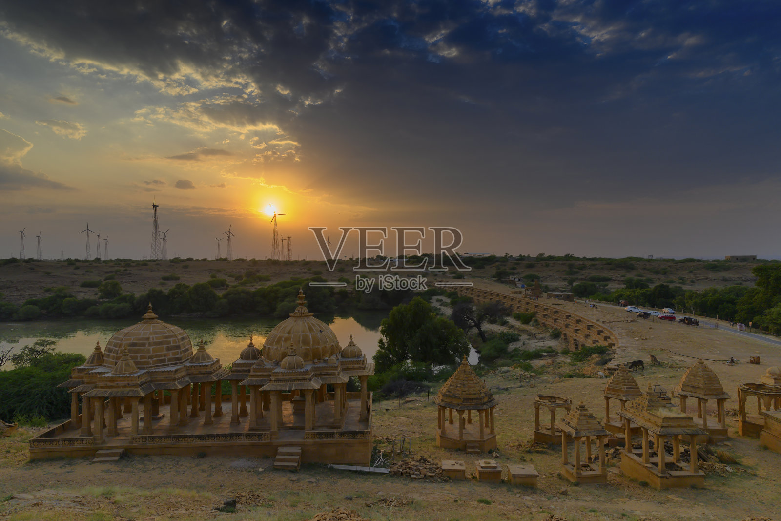 Bada Bagh, Jaisalmer，印度拉贾斯坦邦照片摄影图片