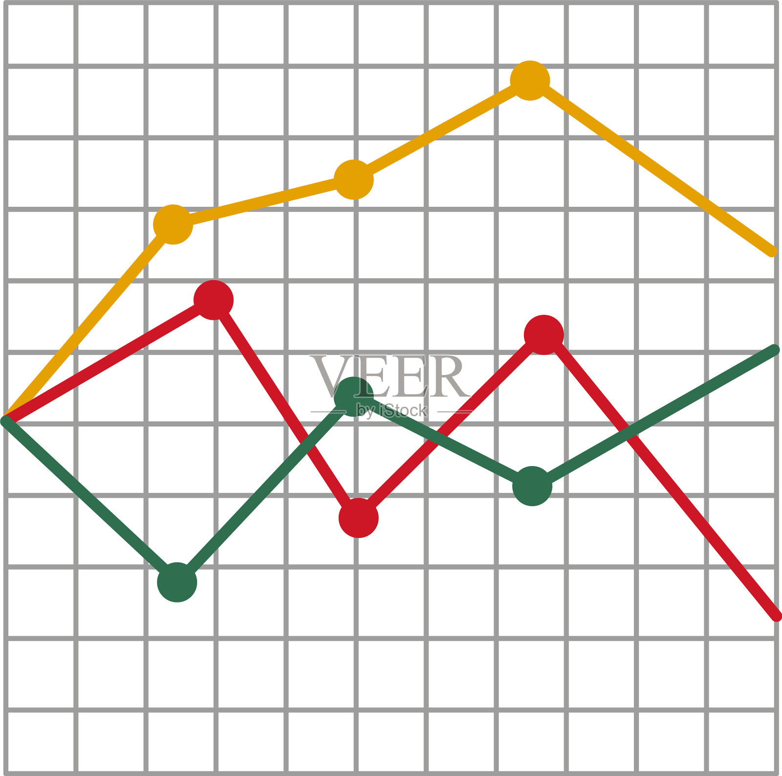 财务图表设计设计元素图片