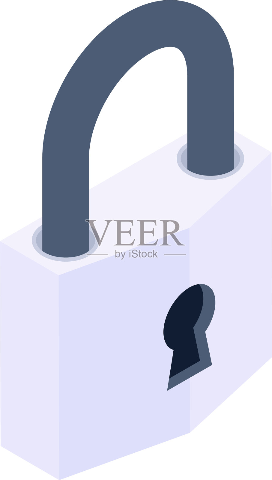 锁插画图片素材