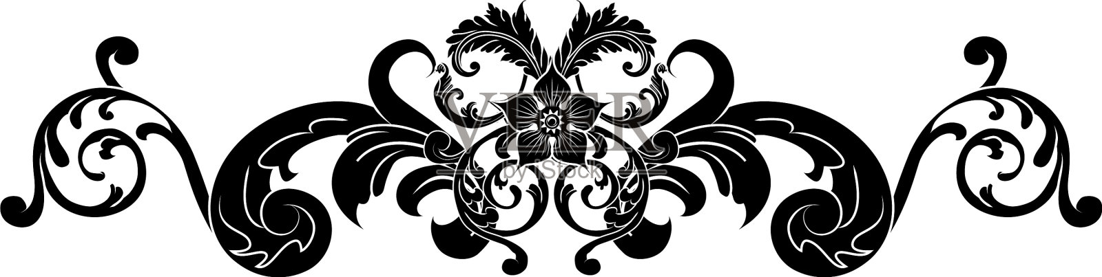 装饰手绘经典复古装饰插画图片素材