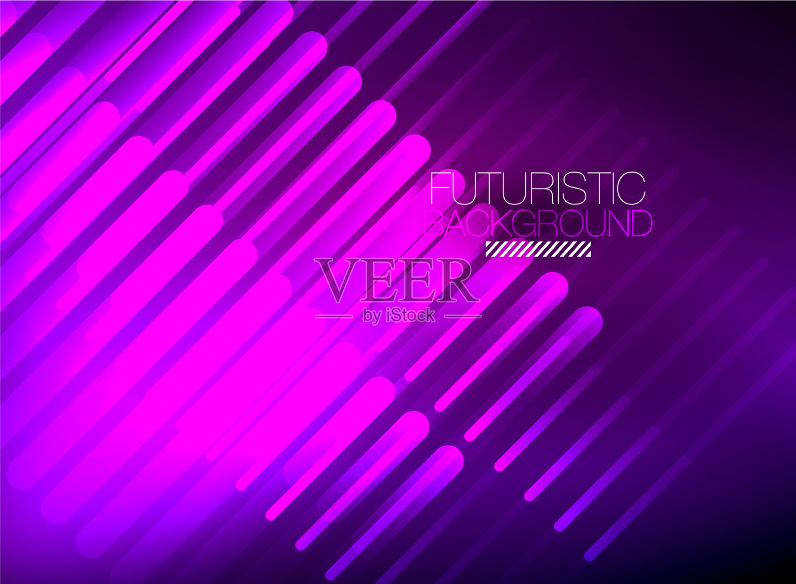 明亮的霓虹灯色彩技术抽象背景插画图片素材