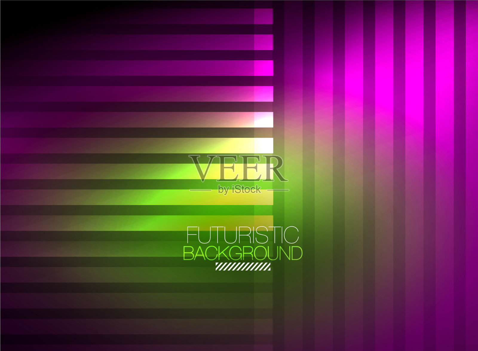 明亮的霓虹灯色彩技术抽象背景插画图片素材