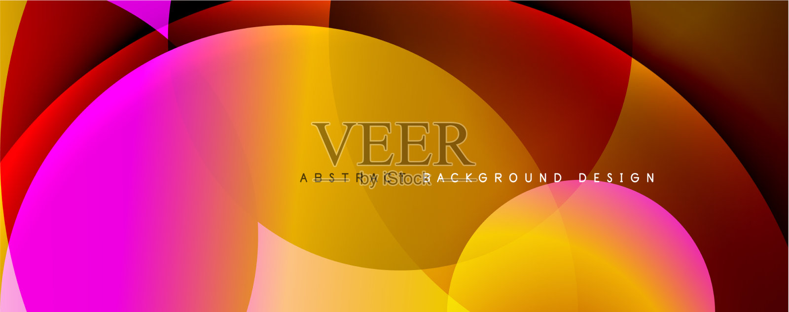 时尚简单的流体颜色梯度抽象插画图片素材