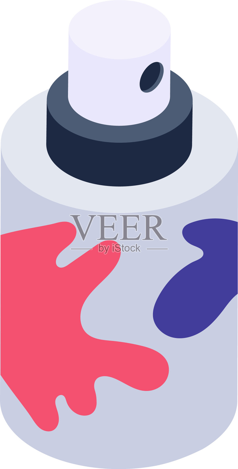 喷漆插画图片素材