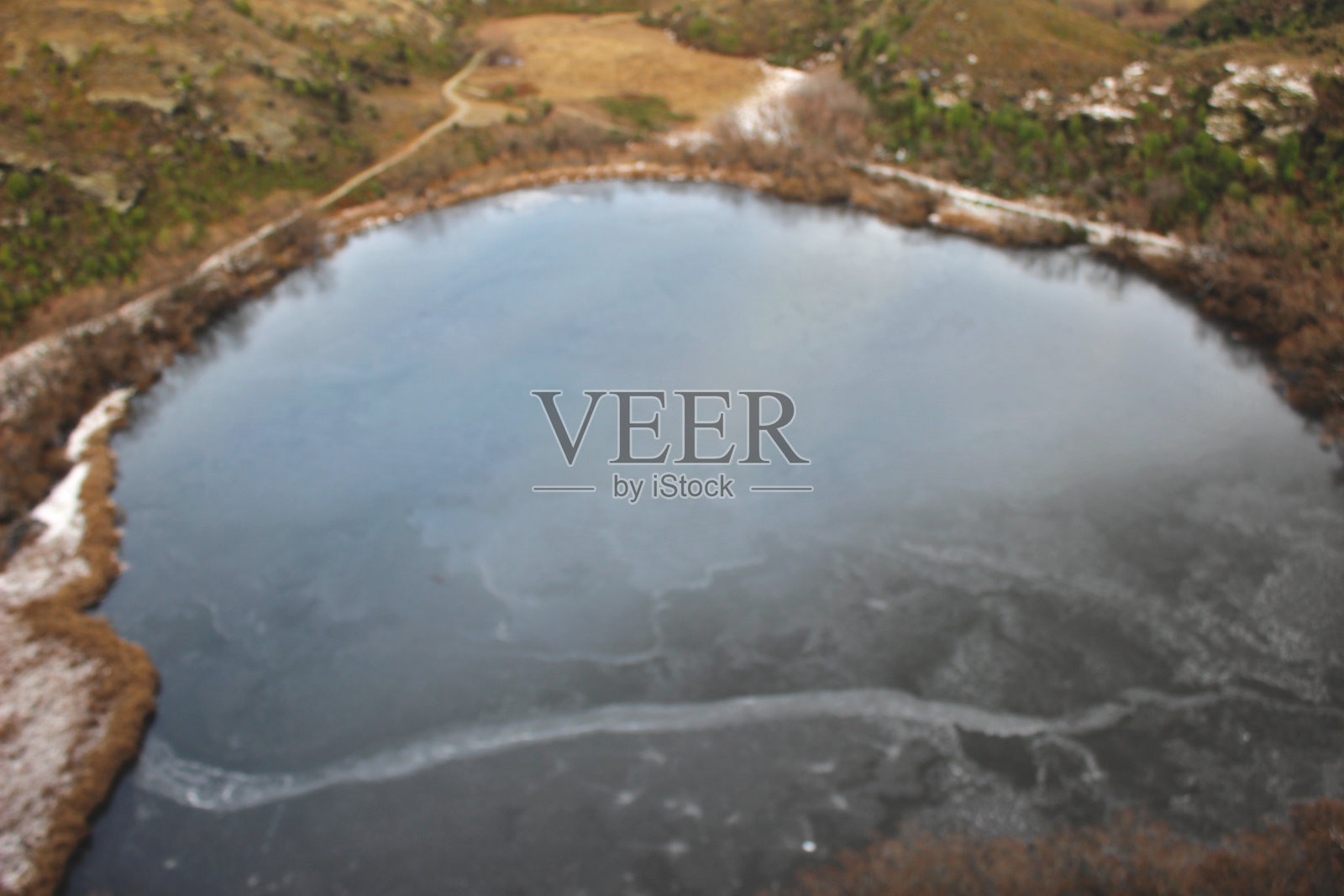 冻湖照片摄影图片