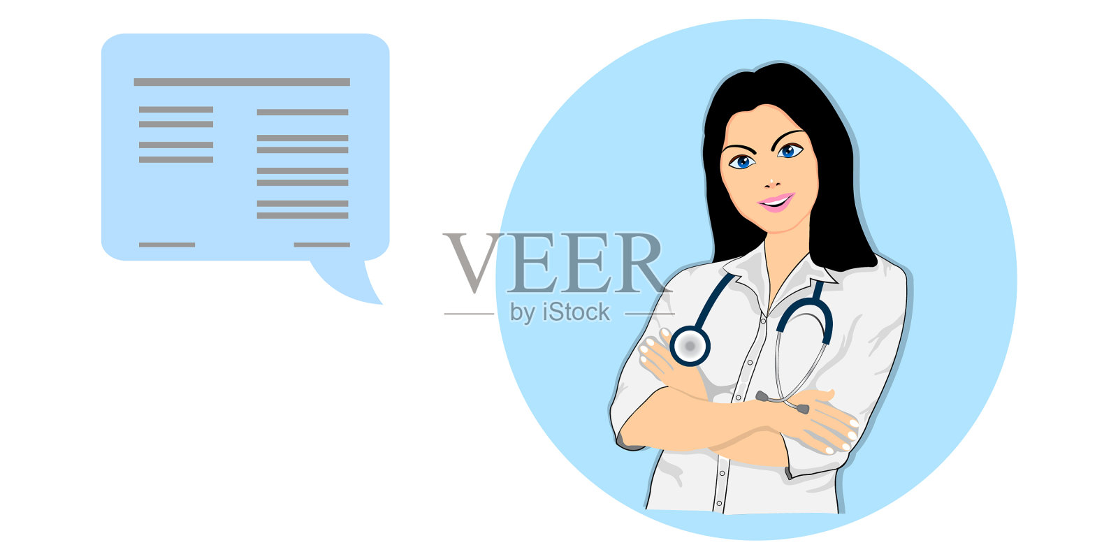 女医生在线咨询设计元素图片